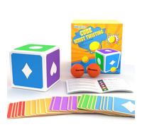 oazoxcx Gioco a sfera Abilità per adulti con giovani, gioco divertente per interni, con amici e soli, regalo per 12 anni, gioco da giardino (bianco)