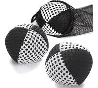 oazoxcx Palline da giocoliere per principianti e professionisti, 2 strati di rete e borsa per il trasporto, set da 3 palline da giocoleria da 62 mm per bambini