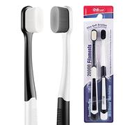 OB rush Spazzolino da denti ultra morbido per gengive sensibili, 20k Nano Floss Setole Spazzolino da denti