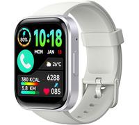 OBA OUKITEL BT103 Smartwatch unisex 1.91" 100+ Modalità Sport Contapassi/Sonno/Cardiofrequenzimetro, Fitness Tracker per iOS Android Bianco