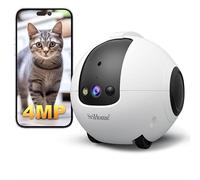 OBA Robot telecamera AI 360 gradi per Animali Domestici: Antiribaltamento 4MP QHD, Batteria 10000mAh DH013 Rec MicroSd