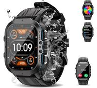 OBA Smartwatch OUKITEL BT20 con schermo AMOLED da 1,96'', Bluetooth, assistente vocale, cardiofrequenzimetro, contapassi e monitoraggio del sonno
