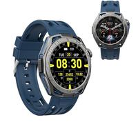 OBA Smartwatch Smart Watch OMOLED Tracker, Chiamate,Bluetooth,100+ modalità Sport Salute Fitness Tracker, Cronometro per Android iOS Watch S2 UNICO CON CHIP SF (Blu)