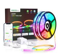 OBA VOCOlinc Striscia LED Smart LS2201, RGB+IC, 10 Metri, Wi-Fi 2.4GHz, 16 Milioni di Colori, Compatibile con Apple HomeKit, Google Home, Alexa