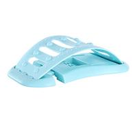 Obahdirry 1 attrezzo per stretching schiena, massaggiatore per fitness, supporto lombare, rilassamento, sollievo dal dolore alla colonna vertebrale, correttore (blu)