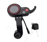 Obahdirry ZQ-100 Misuratore di chilometraggio con chiave velocità regolabile Misuratore di scooter elettrico schermo 6 per cruscotto scooter elettrico