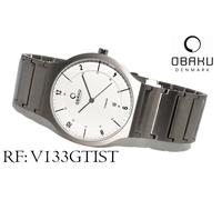 OBAKU Denmark Orologio da Uomo V133GTIST Titan 38 MM