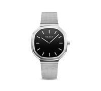 Obaku OKTANT Lille-Onyx Orologio analogico da donna con quadrante nero V253LXCBMC, nero, cinturino, Nero , Cinghia