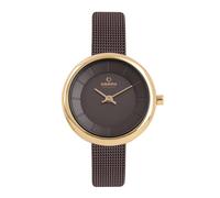 OBAKU Orologio Donna Elegante Moderno Acciaio Inox con Zirconia Milanese Nastro