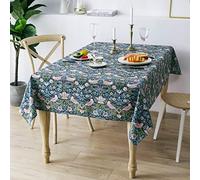Obal William Morris, Tovaglia dal design originale, impermeabile, rettangolare, per cucina, sala da pranzo, decorazione per tavolo da pranzo, lavabile, 230 x 140 cm (ladro di fragole)
