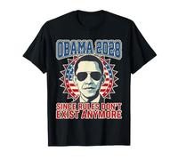 Obama 2028 dal Momento Che Le Regole Non esistono più Grafico Maglietta