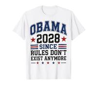 Obama 2028 dal Momento Che Le Regole Non esistono più Maglietta