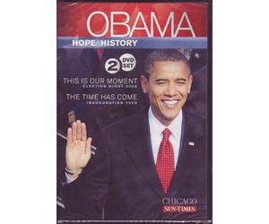Obama Hope & History 2 DVD Set This Is Our Moment (Election Night 2008)/The Time Has Come (Inauguration 2009)