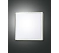 Oban IP65 Plafoniera quadrata 24 policarbonato esterno bianco led 15watt 4000k