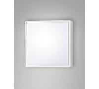 OBAN PLAFONIERA BIANCA 1 LUCE ATTACCO E27 L.24X24CM