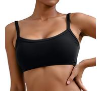 OBASDFD Adjustable Swimwear Tankini Set for Daily Use Seasons Great for Yoga And Relaxation, Black, L(Black,XXL)