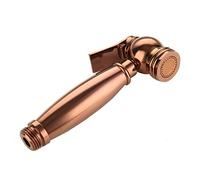 OBASDFD Bidet Portatile con Miscelatore Acqua Calda/Fredda, Rubinetto Igienico in Ottone Oro Rosa, Set Doccia in Rame A Parete for La Cura Personale(A)