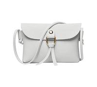 OBASDFD Borse A Tracolla Da Donna - Tessuto In Nylon Antifurto, Multitasche, Trapuntate(Grey)