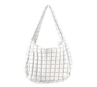 OBASDFD Borse A Tracolla E Tote Trapuntate Gonfie Da Donna, All'ingrosso(White)
