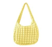 OBASDFD Borse A Tracolla E Tote Trapuntate Gonfie Da Donna, All'ingrosso(Yellow)