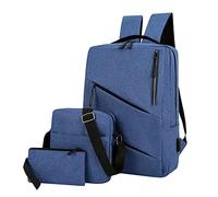 OBASDFD Borse Firmate Da Donna, Retrò, Grandi Capacità, Solide, Morbide, Alla Moda, Zaini Antifurto E A Tracolla(Blue)
