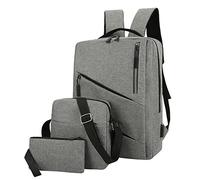 OBASDFD Borse Firmate Da Donna, Retrò, Grandi Capacità, Solide, Morbide, Alla Moda, Zaini Antifurto E A Tracolla(Grey)
