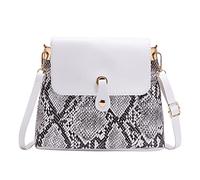 OBASDFD Borse tote in tela da donna con cerniera, borse in tessuto trapuntato leggero e a tracolla for le vacanze(White)