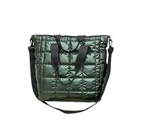 OBASDFD Classic Zipper Shoulder Bags For Women Top Handle Satchel Purses Multi Compartment Purse(Green)