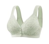 OBASDFD Comfortable Bra with Wire-Free Front Closure. Stylish Tank Top Design, Everyday Wear And Support., Light Green, 14(Light Green,10)