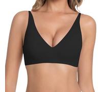 OBASDFD Comfortable, Seamless Bra with Full Coverage, Built-in Padding for Daily Support, Gentle Lifting Effect., Wine Red, L(Black,3XL)