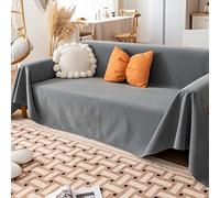 OBASDFD Coperta Protettiva Impermeabile A 5 Strati For Mobili, Protezione Antiscivolo Contro Gli Incidenti Con Animali Domestici(Dark Grey,90cmx240cm)