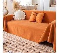 OBASDFD Coperta Protettiva Impermeabile A 5 Strati For Mobili, Protezione Antiscivolo Contro Gli Incidenti Con Animali Domestici(Orange,90cmx90cm)