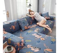 OBASDFD Copridivano Angolare Elastico A Forma Di L, 2 Pezzi(Ax,2 Seater+3 Seater)