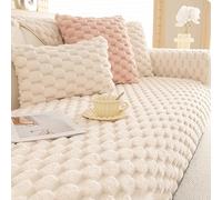 OBASDFD Copridivano Componibile Antiscivolo Spesso E Morbido, Universale, For La Protezione Dei Mobili(Cream,110 * 240cm/43 * 94.5in)