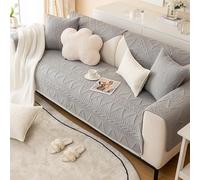 OBASDFD Copridivano Componibile In Cotone Jacquard, Antiscivolo, Lavabile, Adatto Agli Animali Domestici(Graya,110 * 110cm/43 * 43in)