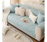 OBASDFD Copridivano Componibile In Cotone Jacquard, Antiscivolo, Lavabile, Adatto Agli Animali Domestici(Blueb,90 * 160cm/35.4 * 63in)