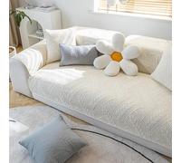 OBASDFD Copridivano Componibile In Cotone Jacquard, Antiscivolo, Lavabile, Adatto Agli Animali Domestici(Beiged,70 * 70cm/27.6 * 27.6in)