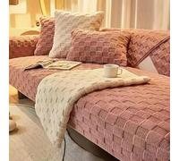 OBASDFD Copridivano Componibile In Peluche, Antiscivolo, Lavabile, For Animali Domestici, 1-3 Posti(Pink,70 * 120cm/27.6 * 47in)