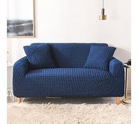 OBASDFD Copridivano Elasticizzato Con Motivo A Bolle 3D, Protezione For Mobili Antiscivolo Spessa(M,3 Seater 190-230cm)