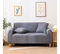 OBASDFD Copridivano Elasticizzato Con Motivo A Bolle 3D, Protezione For Mobili Antiscivolo Spessa(N,4 Seater 230-300cm)
