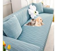 OBASDFD Copridivano Elasticizzato E Rinfrescante For Divano Da 1 A 5 Cuscini, Lavabile Con Protezione For Poggiapiedi, Adatto For L'estate For Gli Animali Domestici(C,2 seat 145~185cm)