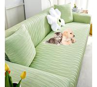 OBASDFD Copridivano Elasticizzato E Rinfrescante For Divano Da 1 A 5 Cuscini, Lavabile Con Protezione For Poggiapiedi, Adatto For L'estate For Gli Animali Domestici(D,4 seat 235~300cm)