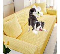 OBASDFD Copridivano Elasticizzato E Rinfrescante For Divano Da 1 A 5 Cuscini, Lavabile Con Protezione For Poggiapiedi, Adatto For L'estate For Gli Animali Domestici(F,1 seat 90~140cm)