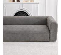 OBASDFD Copridivano Elasticizzato For Divano Da 1 A 4 Cuscini - Protezione Antiscivolo Mobili Con Fondo Elastico, Lavabile Tutte Le Stagioni, Due Posti(B,4 seat 235~300cm)