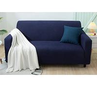 OBASDFD Copridivano Elasticizzato In Jacquard, Fodera Protettiva Antiscivolo For Mobili For Soggiorno(Blue,1 Seater(90-140cm))