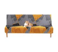 OBASDFD Copridivano elasticizzato per divano letto senza braccioli con fondo elastico, copridivano pieghevole per soggiorno e camera da letto (3, S)