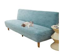 OBASDFD Copridivano Elasticizzato Senza Braccioli In Jacquard For La Protezione Dei Mobili E L'aggiornamento Dello Stile(Blue 1,S)