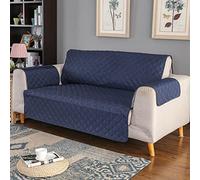 OBASDFD Copridivano Idrorepellente Con Bordi Elastici, Protezione For Mobili Lavabile In Lavatrice(Dark Blue,Medium (116x190cm))