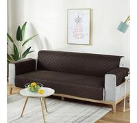 OBASDFD Copridivano Idrorepellente Con Bordi Elastici, Protezione For Mobili Lavabile In Lavatrice(Deep Coffee,Medium (116x190cm))