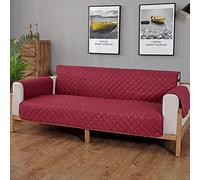 OBASDFD Copridivano Idrorepellente Con Bordi Elastici, Protezione For Mobili Lavabile In Lavatrice(Wine Red,Small (53x190cm))